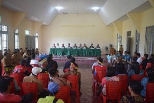 Bupati dan Sekda Sintang Melakukan Kunjungan Kerja Ke Desa Tuguk Kecamatan Kayan Hilir
