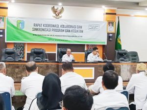 Buka Rakor Sinkronisasi Program Sintang Lestari, Ini Pesan Sekda Sintang Kepada OPD dan NGO