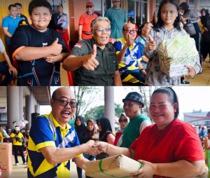 Bupati dan Sekda Sintang Ikuti Senam Massal HUT Kota Sintang Ke 662 Tahun 2024