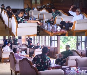 Bupati dan Wabup Sintang Ramah Tamah Dengan Kepala Staf Umum TNI