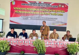 Kecamatan Sintang Lokasi Pelaksanaan Pendidikan Politik, Ini Kata Camat Sintang