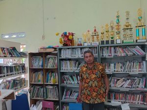 Kades Sungai Anak Sampaikan Pengelolaan Perpustakaan Desanya