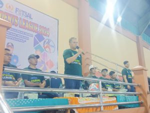 Buka Futsal Student League 2024 di GOR Apang Semangai, Ini Pesan Yustinus