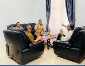 Kaban PP Sintang Terima Kunjungan Bupati Sintang