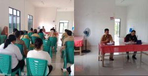 Camat Kayan Hilir Gelar Rapat Rutin Bulanan Dengan Staf Kecamatan