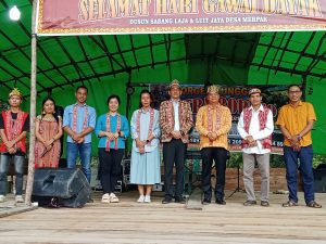 Buka Gawai 2 Dusun di Desa Merpak, Ini Pesan Toni Anggota DPRD Sintang