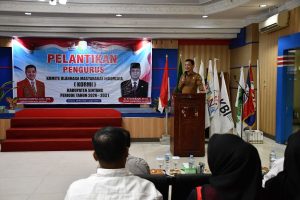 Hadiri Pelantikan Pengurus, Wabup Yakin Kormi Sintang Akan Maju